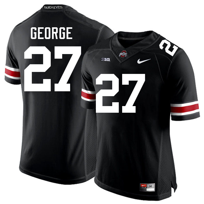 Eddie George Ohio State Buckeyes Jersey College Football Uniforms-Black